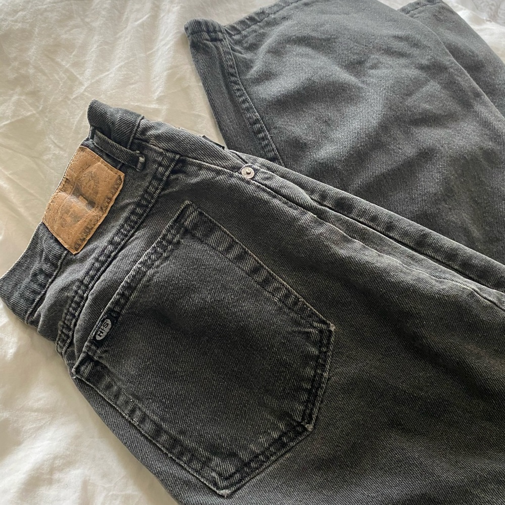 vintage black mom jeans